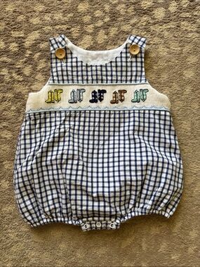 Tutti Frutti Kids Co Smocked Baby Bubble